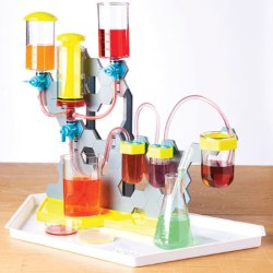 this chemistry lab is a cool science toy.