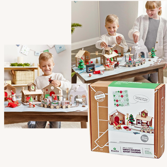 Advent Calendars KiwiCo Santa’s Railroad Train Advent Calendar