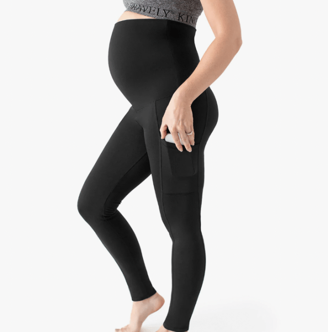 Maternity Recycled Under Belly 7/8 Power Leggings
