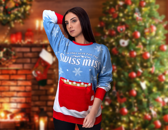 Swiss Miss Just Dropped Some Sweet Ugly Christmas Sweaters