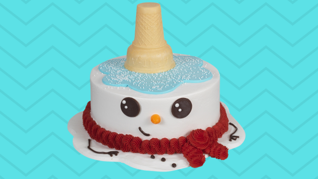 Do You Want an Ice Cream Snowman? This Cake is (Almost) Too Cute to Eat