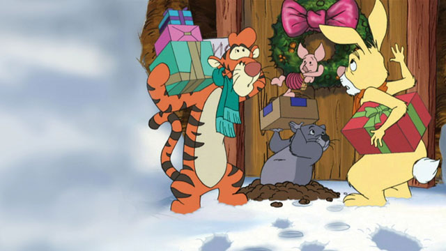 A Very Merry Pooh Year is a great Christmas movie for toddlers
