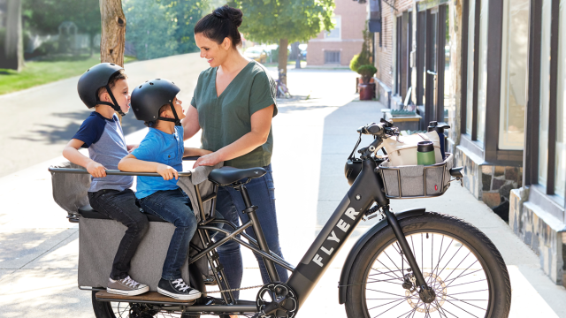 The Flyer Cargo Bike is a good family cargo bike