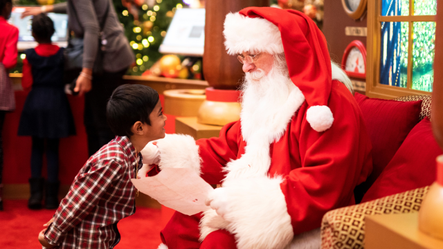 holiday survival guide tip: what to do when they meet santa