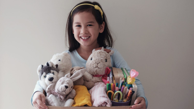 donating toy is good idea when you are looking for ideas on how to teach kids to be grateful