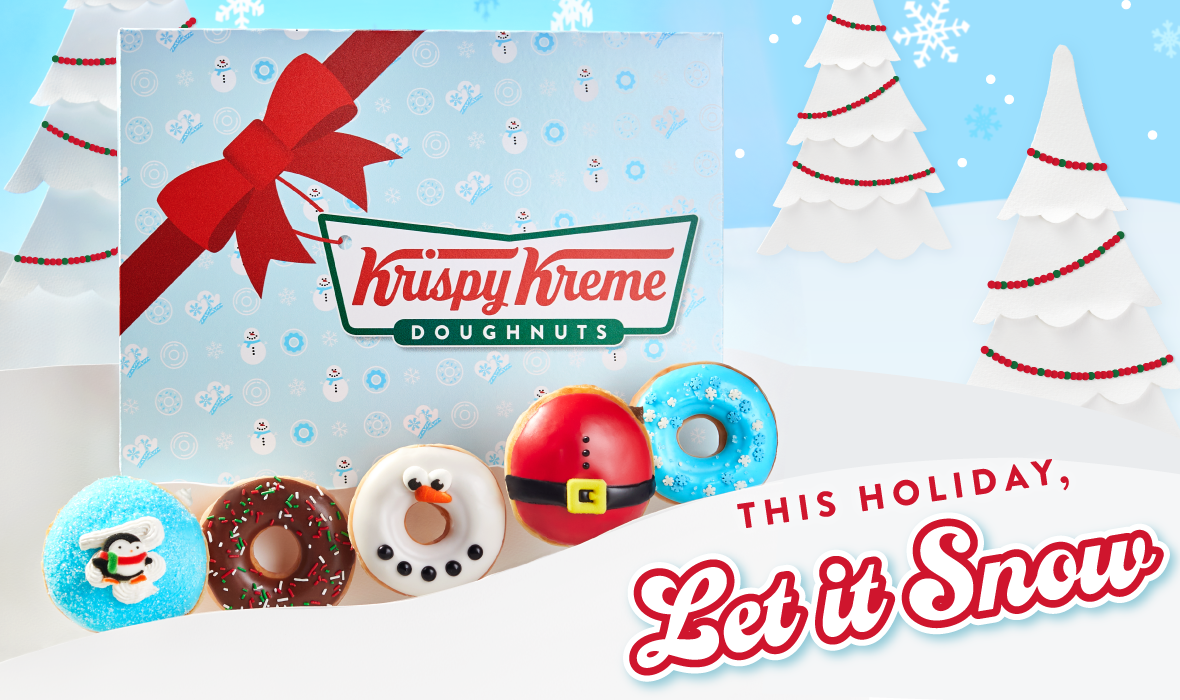 Krispy Kreme Wants to Let It Snow with New Holiday Donuts Tinybeans