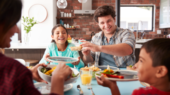 you can practice table manners during a family dinner