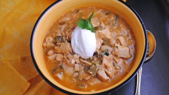 Turkey chili is a good thanksgiving leftover reicpe