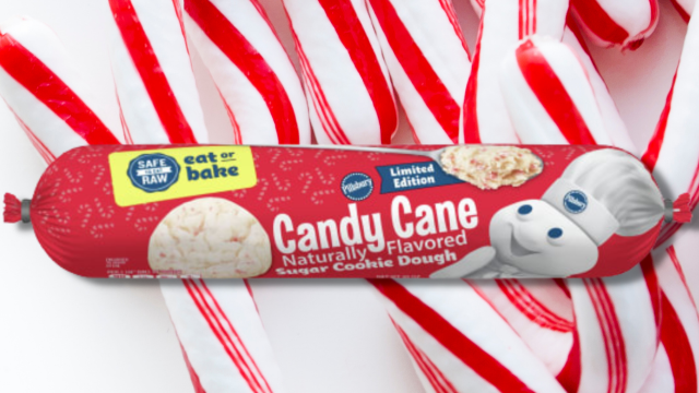 You Can (Safely) Eat Pillsbury’s New Candy Cane Cookie Dough Straight from the Bowl