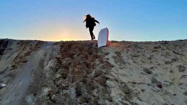 Where to Go Sand Sledding in LA with Kids