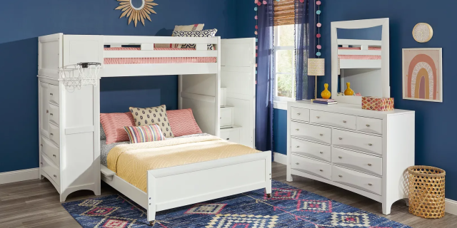 25 Fun Bunk Beds For Kids, Rooms To Go Loft Beds With Desk