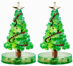 best Christmas gifts for kids, crystal growing Christmas tree stem science kit