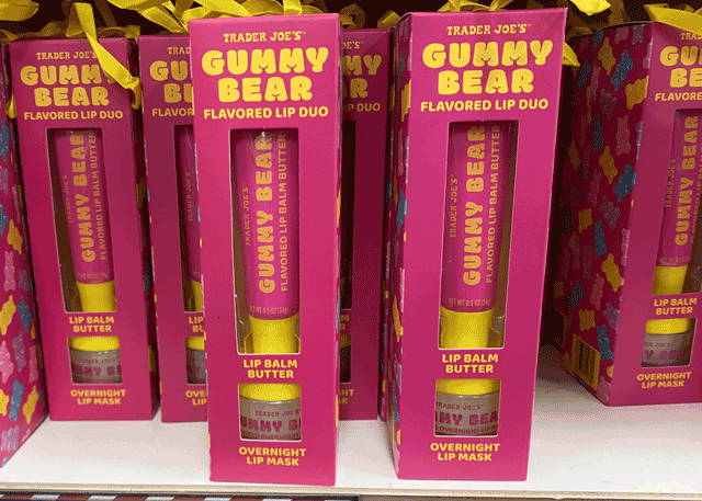 Trader Joe's gifts: Gummy Bear Flavored Lip Duo
