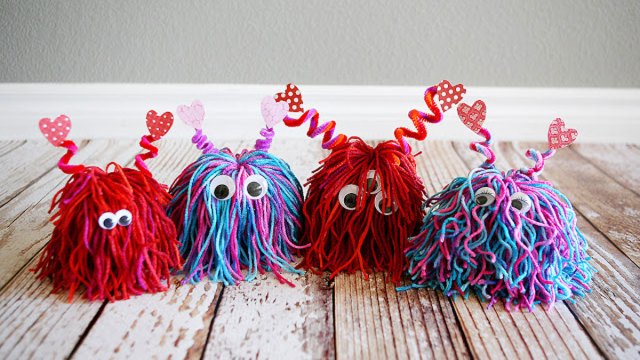 Little monsters are cute DIY Valentine's Gifts