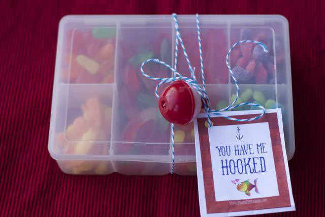 candy tackle boxes are a cute diy valentine's day gift
