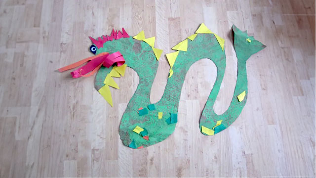 a picture of a dragon craft