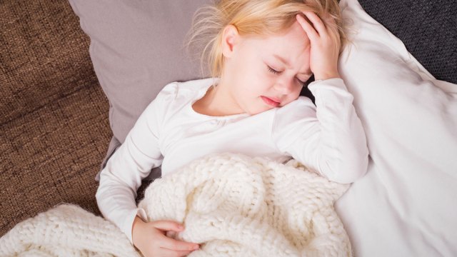 what to do when your kid is sick, how to survive a sick day with kids