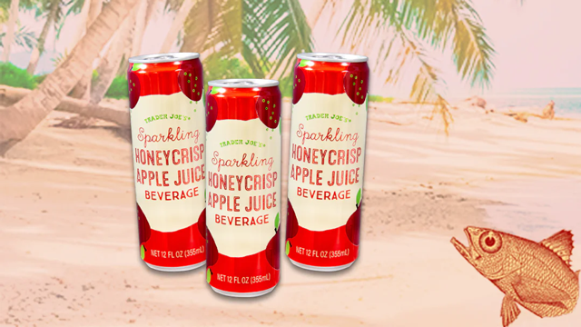 Honeycrisp sparkling apple juice is one of Trader Joe's best products according to customers