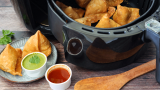 Trader Joe's air fryer foods like samosas are delicious.