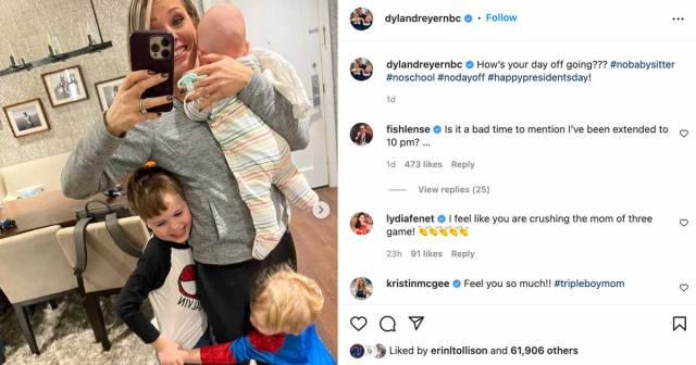 Dylan Dryer’s Viral Photos Prove Moms Get No Days Off