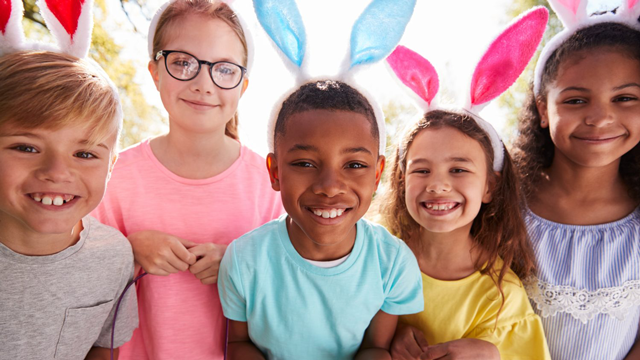 happy kids love Easter jokes
