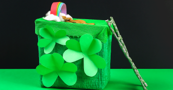 a cool leprechaun trap for St. Patrick's Day