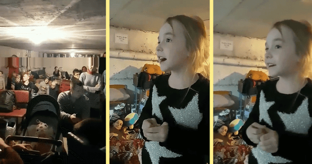 Ukrainian Girl Who Sang ‘Let It Go’ in Bunker Safely Reaches Poland