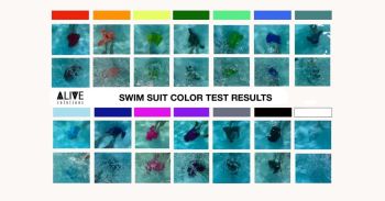 swimsuit color visibility test