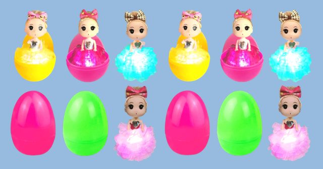 pre filled Easter eggs glow surprise