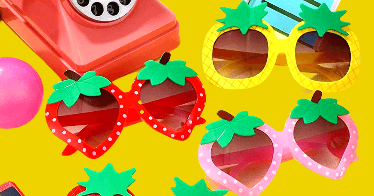 best toddler sunglasses 2022, fruit shaped toddler sunglasses
