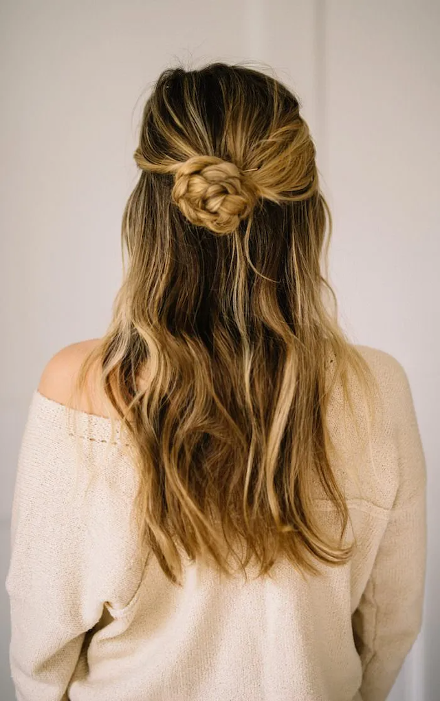Fashionable Braid Hairstyle for Shoulder Length Hair