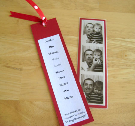 Mother's Day bookmark