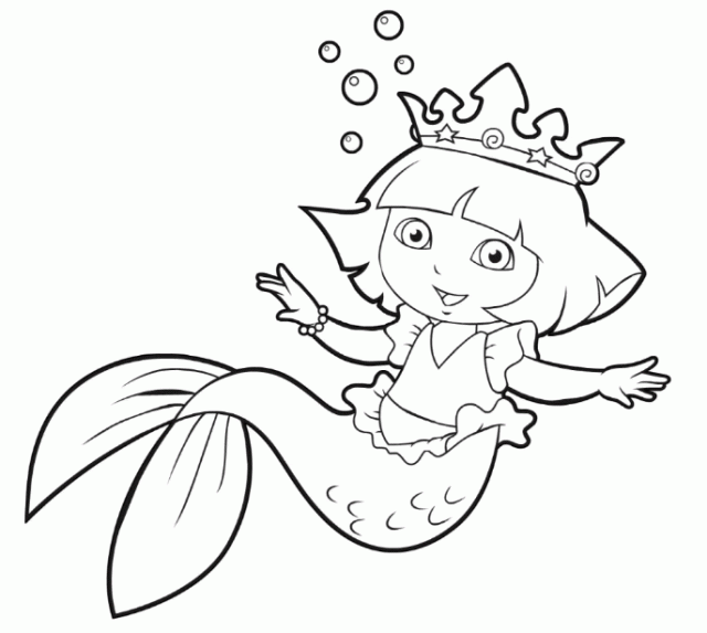 Mermaid Coloring Pages That Your Kid Will Love