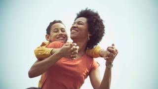 Mother and child celebrating Mother's Day