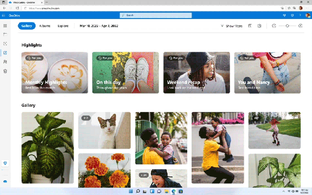 Organizing photos on OneDrive is easy for parents