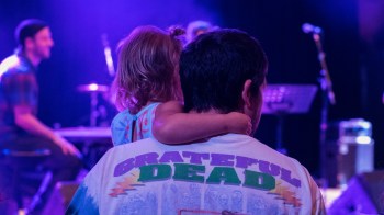 Father and daughter at Rock and Roll Playhouse