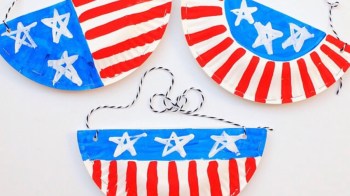 Cute Fourth of July crafts like this paper plate 4th of July craft