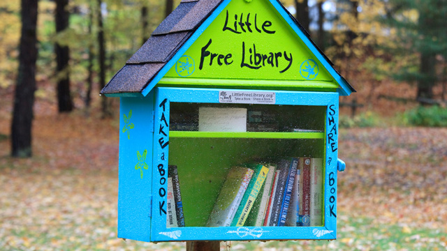 building a free little library is an act of kindness