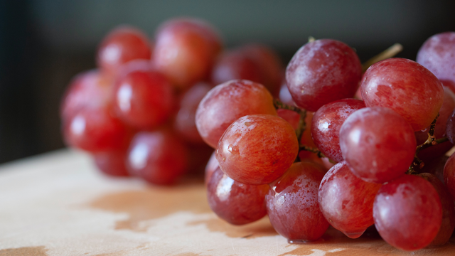 grapes, can be frozen for a snack, which is a great cooking hack