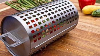 father's day gift rolling grill basket review