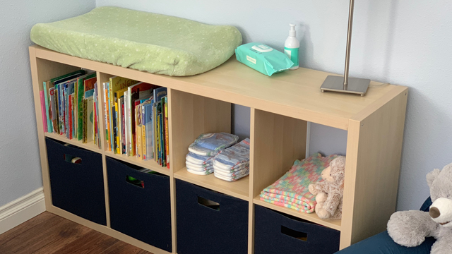 IKEA kids room ideas for a changing table