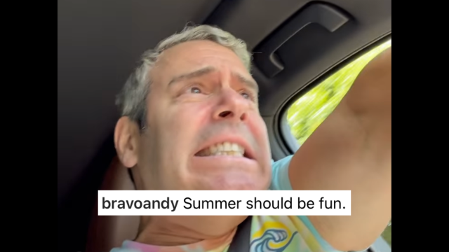 Andy Cohen Has Learned That Driving with Young Kids Is Total Chaos