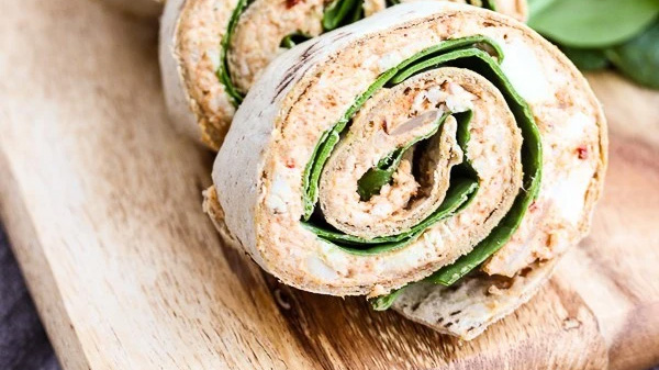 chicken taco pinwheels are a good cold dinner idea and an easy summer recipe