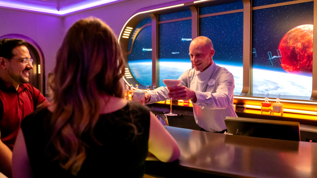 Hyperspace Lounge on the Disney Wish