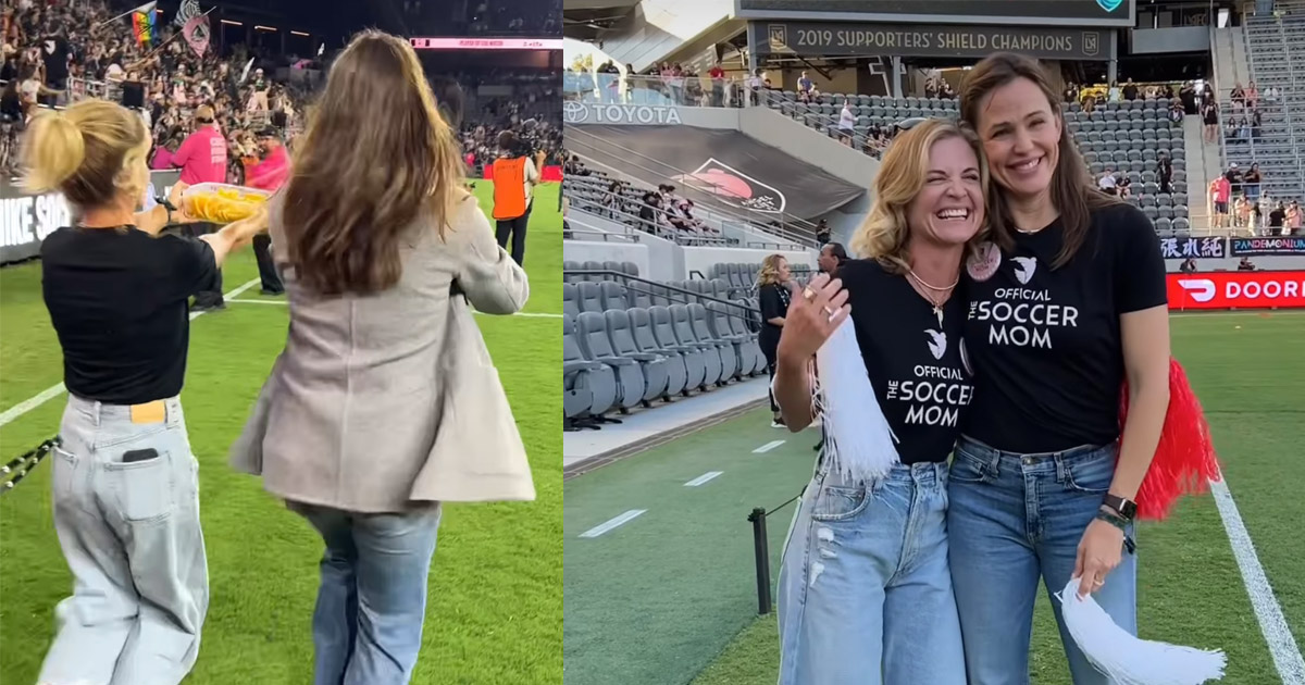 Jennifer Garner & Glennon Doyle Go Peak Soccer Mom in Adorable Video