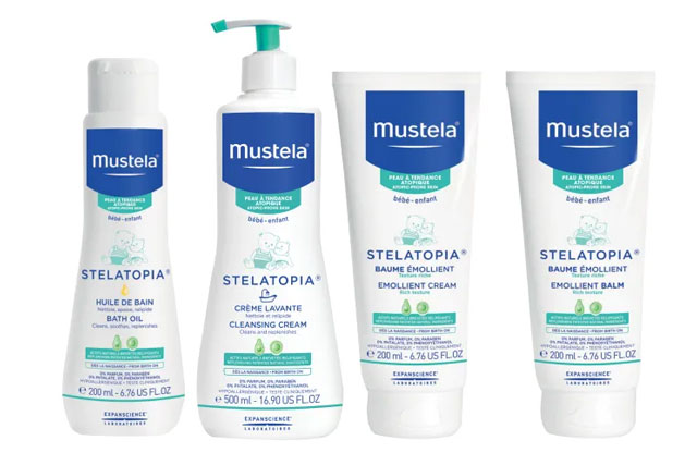 Mustela natural skin care products