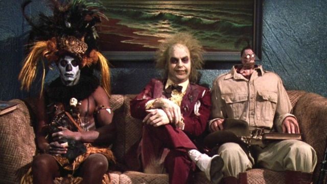Beetlejuice is an okay scary movie for kids. 
