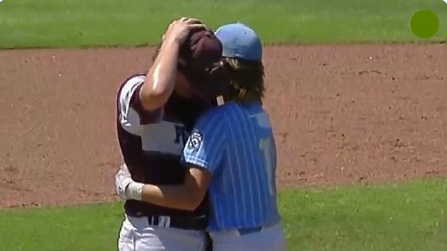 Little League Batter Comforts Pitcher Who Accidentally Hit Him in the Head