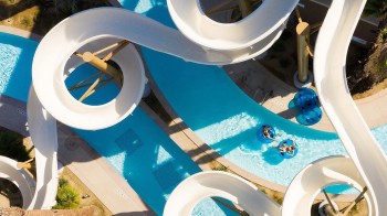 duel waterslides palm springs with kids