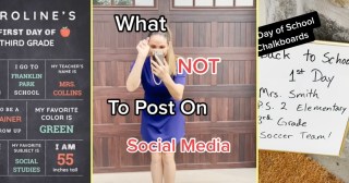 what not to post on social media for back-to-school